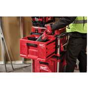PACKOUT Single Drawer Tool Box with 50 lbs. Capacity, 16-3/10" x 22-1/5" x 14-3/10", Black/Red - Milwaukee 48-22-8441