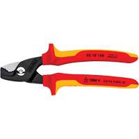 Coupe-c&acirc;bles isol&eacute; avec doubles tranchants - Knipex 95 18 160 SBA