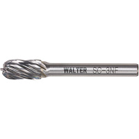 Carbide Burr, SC-3, 3/8" Dia., 3/4" Depth of Cut - Walter Surface Technologies 01V006