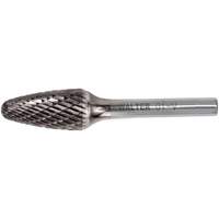 Double Cut Ballnose Tree Burr, SF-42, 1/8" Dia., 1/2" Depth of Cut - Walter Surface Technologies 01V022