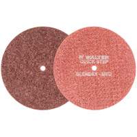 Disque de pr&eacute;paration de surface QUICK-STEP BLENDEX, 7" dia., Grain Moyen, Oxyde d'aluminium - Walter Technologies Pour Surface 07R703