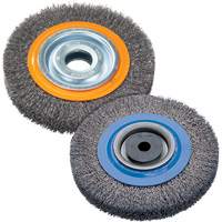 Brosse rotative, 8" dia., Fils 0,118", Arbre 1-1/4" - Walter Technologies Pour Surface 13B080