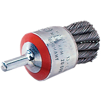 Brosse mont&eacute;e &agrave; fils nou&eacute;s, 1-1/8" dia., dia. Des fils 0,02", Tige 1/4" - Walter Technologies Pour Surface 13C070