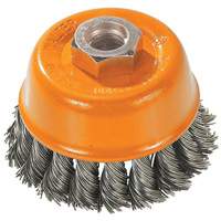 Brosse &agrave; fils nou&eacute;s torsad&eacute;s, 3" dia. x M14 arbre - Walter Technologies Pour Surface 13F302