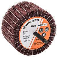 Meule &agrave; lamelles abrasives Two-In-One - Walter Technologies Pour Surface 15E162