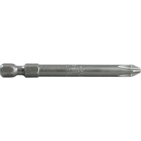 EMBOUTS &agrave; MANDRIN 1/4" PHILLIPS, Phillips, Embout #2, Prise 1/4", Longueur 1-15/16" - Apex 492X