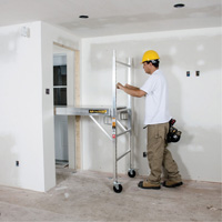 &eacute;chafaudages mobiles - &eacute;chafaudage maxi carr&eacute;, Cadre Aluminium, 74" p x 75" h - Metaltech I-CAISC