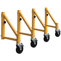 Mobile Work Scaffolding - Maxi Square Steel Scaffolding Accessories, Outrigger, 19-1/4" W x 24" H - Metaltech I-CISO4