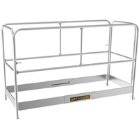 &eacute;chafaudages mobiles - Accessoires pour &eacute;chafaudage maxi carr&eacute; en aluminium, Barre de retenue, 30" la x 41-1/2" h - Metaltech I-CAISCGR