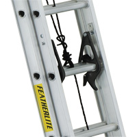 &eacute;chelles &agrave; coulisse industrielles & robustes (s&eacute;rie 3200D), Cap 300 lb, 21' h, Calibre 1A - Featherlite 3224D