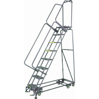 All Directional Ladders, 6 Steps, 24" Step Width, 60" Platform Height, Steel - Ballymore CAL-PIP-6-32-P