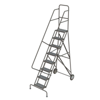 &eacute;chelles roulantes, 8 marches, Stri&eacute;, Hauteur 86" - Tri-Arc Manufacturing KDRF108162
