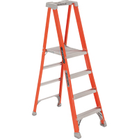 Industrial Heavy-Duty Pro Platform Stepladders (FXP1700 Series), 4', 300 lbs. Cap. - Louisville Ladder FXP1704