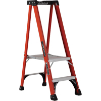 Escabeaux industriels extra robustes Pro Platform (s&eacute;rie FXP1800), 2', Cap. De 375 lb - Louisville Ladder FXP1802HD