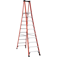 Industrial Extra Heavy-Duty Pro Platform Stepladders (FXP1800 Series), 10', 375 lbs. Cap. - Louisville Ladder FXP1810HD