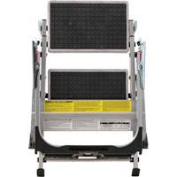 Tilt & Roll Step Stool Ladder, 2 Steps, 23" x 21" x 34.50" High - Louisville Ladder L-2011-02