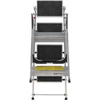 Tilt & Roll Step Stool Ladder, 4 Steps, 44.25" x 22.13" x 59" High - Louisville Ladder L-2011-04