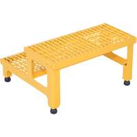 Adjustable Step-Mate Stand, 2 Step(s), 23-13/16" W x 22-7/8" L x 15-1/4" H, 500 lbs. Capacity - Vestil ASP-24