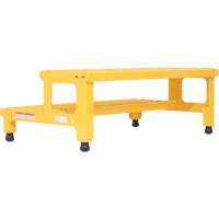 Adjustable Step-Mate Stand, 2 Step(s), 36-3/16" W x 22-7/8" L x 15-1/4" H, 500 lbs. Capacity - Vestil ASP-36