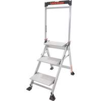 Jumbo Step Ladder, 2.2', Aluminum, 375 lbs. Capacity, Type 1AA - Little Giant Ladders 11903-303