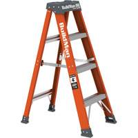 Escabeau BuildMan, 4', Fibre de verre, Capacit&eacute; 300 lb, Type 1A - Metaltech E-SLFB4T1A