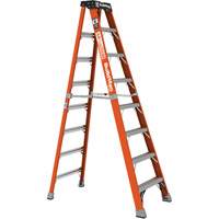 BuildMan&reg; Step Ladder, 8', Fibreglass, 375 lbs. Capacity, Type 1AA - Metaltech E-SLFB8T1AA