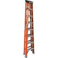 BuildMan&reg; Step Ladder, 8', Fibreglass, 375 lbs. Capacity, Type 1AA - Metaltech E-SLFB8T1AA