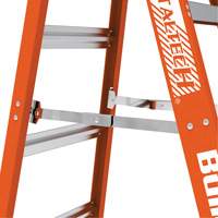 Escabeau, 12', Fibre de verre, Capacit&eacute; 375 lb, Type 1AA - Metaltech E-SLFB12T1AA