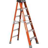Escabeau, 6', Fibre de verre, Capacit&eacute; 375 lb, Type 1AA - Metaltech E-SLFB6T1AA