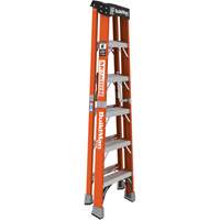 Escabeau, 6', Fibre de verre, Capacit&eacute; 375 lb, Type 1AA - Metaltech E-SLFB6T1AA