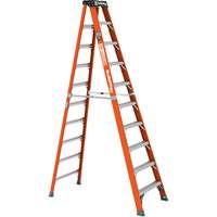Escabeau, 10', Fibre de verre, Capacit&eacute; 375 lb, Type 1AA - Metaltech E-SLFB10T1AA
