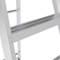 Escabeau, 10', Aluminium, Capacit&eacute; 225 lb, Type 2 - Metaltech E-SLA10T2