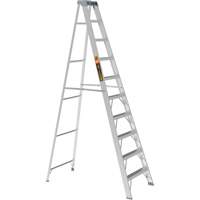 Escabeau, 10', Aluminium, Capacit&eacute; 225 lb, Type 2 - Metaltech E-SLA10T2