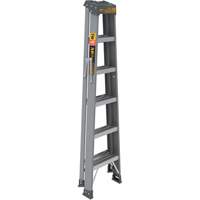 Escabeau, 6', Fibre de verre, Capacit&eacute; 225 lb, Type 2 - Metaltech E-SLF6T2