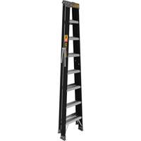 Escabeau, 8', Fibre de verre, Capacit&eacute; 250 lb, Type 1 - Metaltech E-SLF8T1