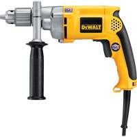Perceuse, Mandrin 1/2", 8,5 A, 120 V, 0-850 Tr/min, Mandrin Avec cl&eacute; - DEWALT DW235G