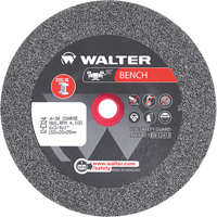 Meules pour rectifieuses d'&eacute;tabli, 6" x 3/4", Arbre de 1", 1 - Walter Technologies Pour Surface 12E324
