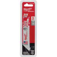 Sawzall&reg; Reciprocating Saw Blade, Bi-Metal, 18 TPI, 4" L x 3/4" W - Milwaukee 48-00-5183