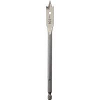 M&egrave;che plate, Diam&egrave;tre de 1/2", Tige 1/4" hex, Longeur de 6" - Milwaukee 48-27-0501