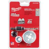 Hole Dozer Door Lock Hole Saw Kit, 4 Pieces - Milwaukee 49-22-4063