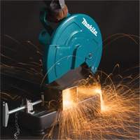 Scies &agrave; tronçonner, 14", 3800 tr/min &agrave; vide, 120 V, 15 A - Makita LW1401