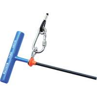 Hex Key - Metric, Hex End, 2.5 mm x 6" L, T Handle - Proto J46510