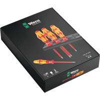 Jeu de tournevis isol&eacute;s, 1000 V, 6 M - Wera Tools 05006145001