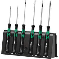 Micro Series Screwdriver Set with Rack, 6 Pcs. - Wera Tools 05118150001