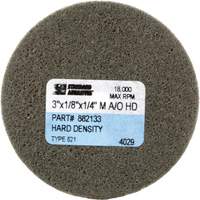 Standard Abrasives Unitized Wheel, 3" x 1/8", 1/4" Arbor, Medium Grit, Aluminum Oxide - 3M STA-882133