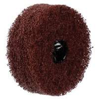 Standard Abrasives Buff & Blend Wheel, 3" Dia. x 3" W, 1/4" Arbor, Aluminum Oxide - 3M STA-880416