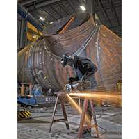 Zipcut Cut-Off Wheel, 5" x 3/64", 7/8" Arbor, Type 1, Aluminum Oxide, 12200 RPM - Walter Surface Technologies 11T052