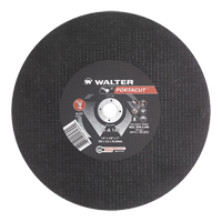 Meule &agrave; tronçonner rapide en acier inoxydable Portacut, 14" x 1/8", Arbre de 1", Type 1, Oxyde d'aluminium, 5400 Tr/min - Walter Technologies Pour Surface 11A143