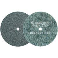 Disque de pr&eacute;paration de surface QUICK-STEP BLENDEX, 5" dia., Grain Fin, Oxyde d'aluminium - Walter Technologies Pour Surface 07R504