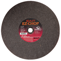 EZ-Chop&reg; Chop Saw Wheel, 14" x 3/32", 1" Arbor, Type 1, Aluminum Oxide, 4400 RPM - United Abrasives Inc. 24039